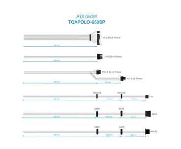 FUENTE ALIM. ATX 650W TOOQ