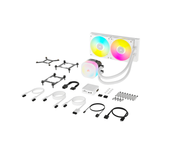 REFRIGERACION LIQUIDA iCUE LINK TITAN 240 RX RGB AIO WHITE CORSAIR